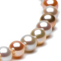 colliers en perles d'eau douce